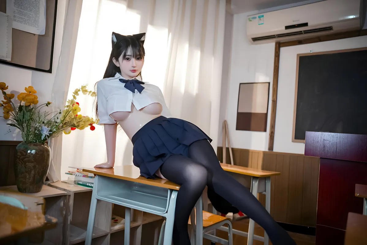 桜井宁宁 – NO.151 失眠冲剂 JK猫耳 3